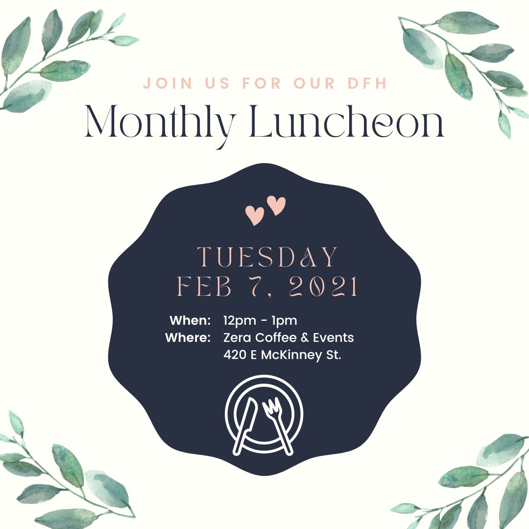 Monthly luncheon for February