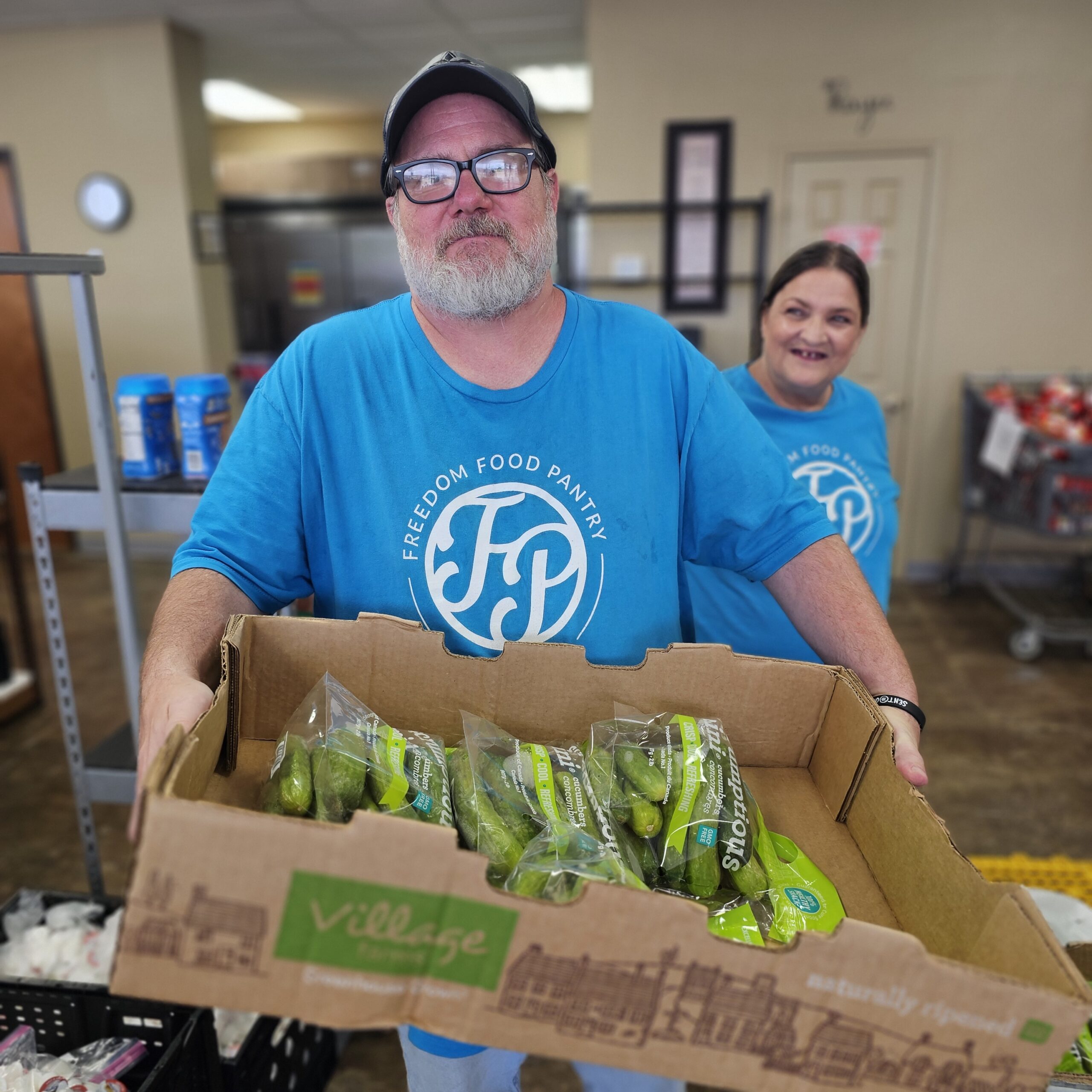 volunteer at Freedom Food Pantry